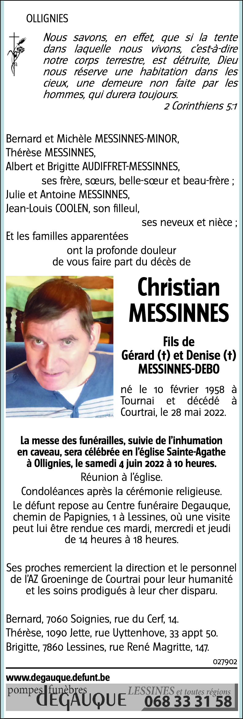 Christian MESSINNES