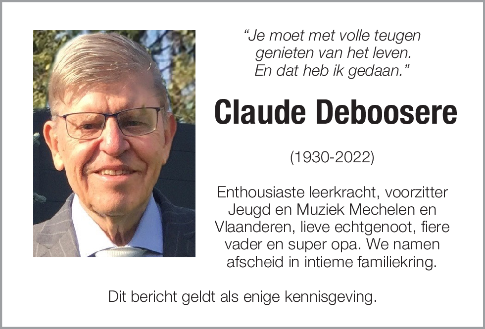Claude Deboosere