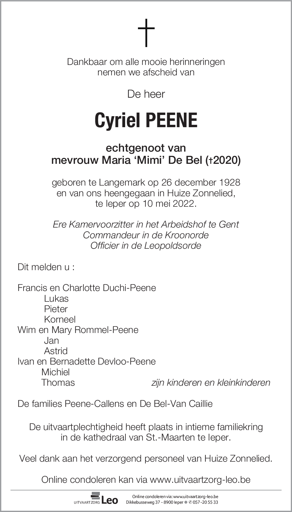 Cyriel Peene