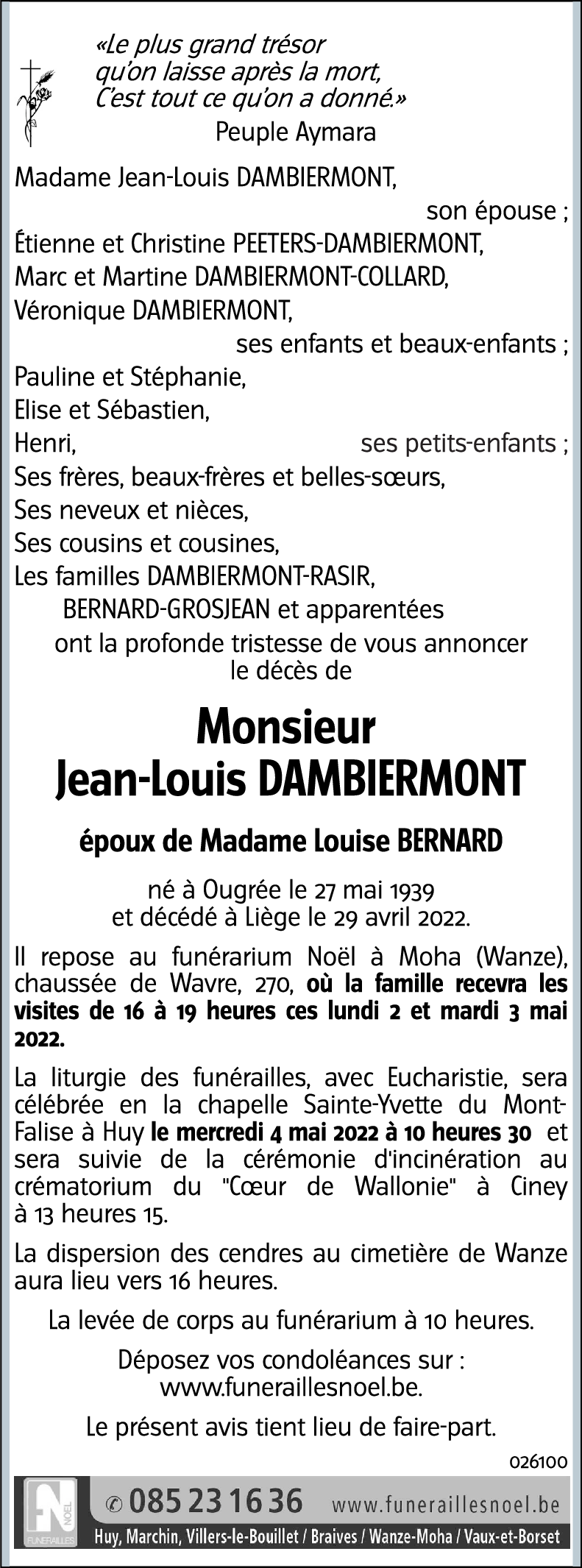 Jean-Louis DAMBIERMONT