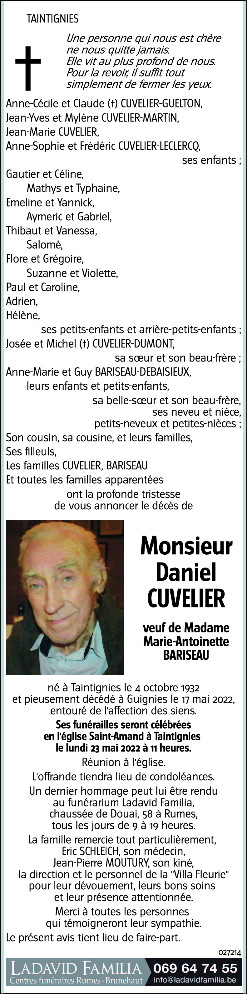 Daniel CUVELIER