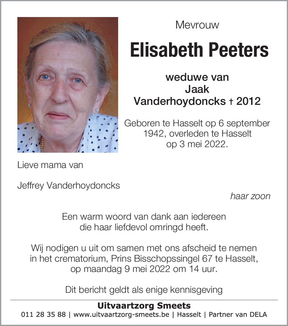Elisabeth Peeters