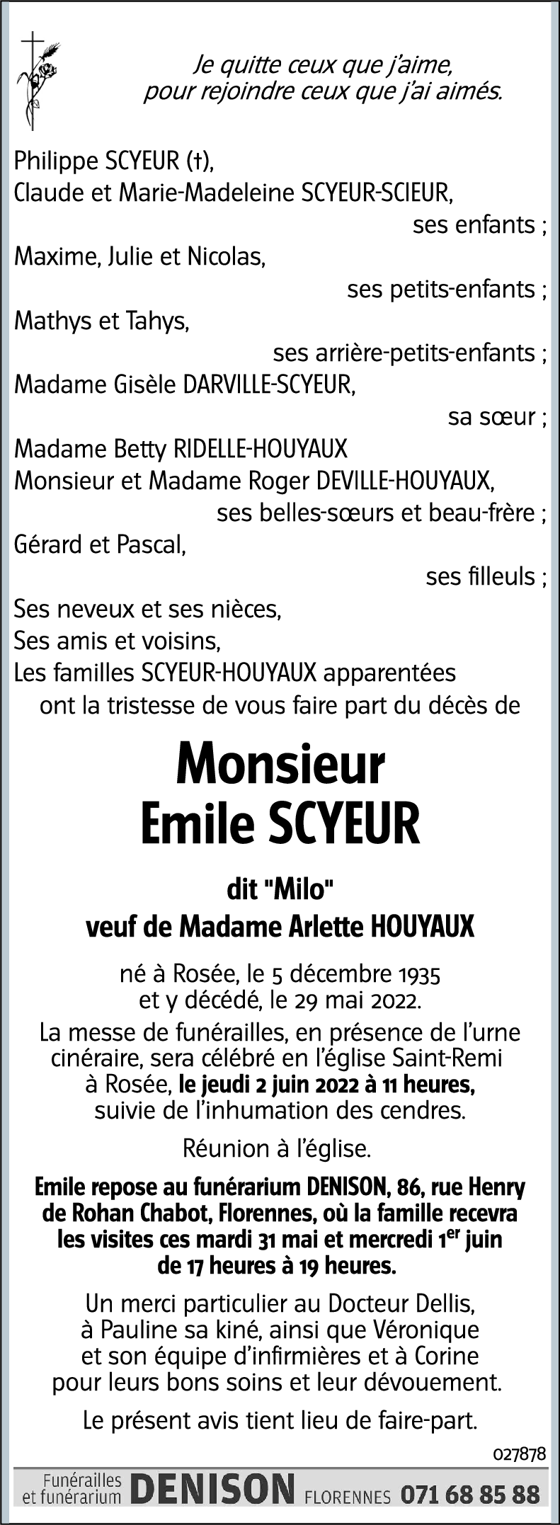 Emile SCYEUR