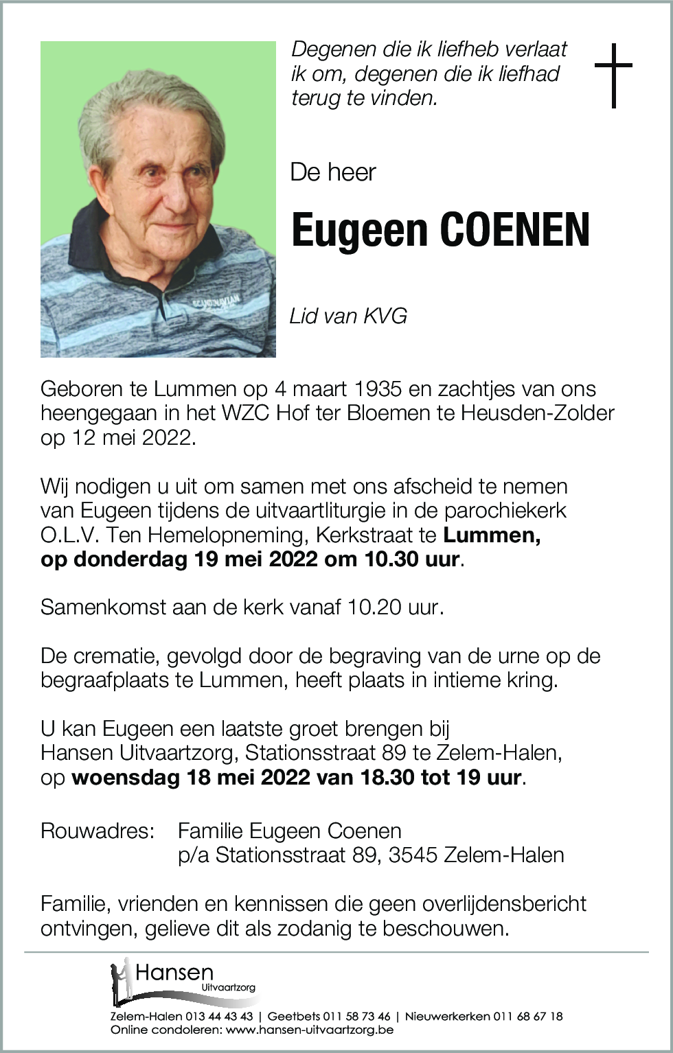 Eugeen COENEN
