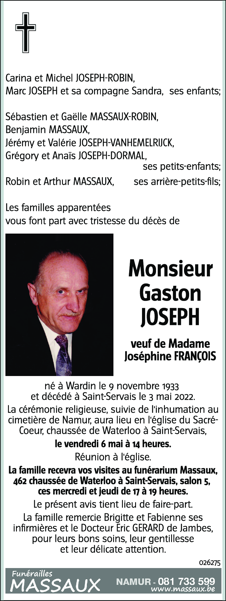 Gaston JOSEPH