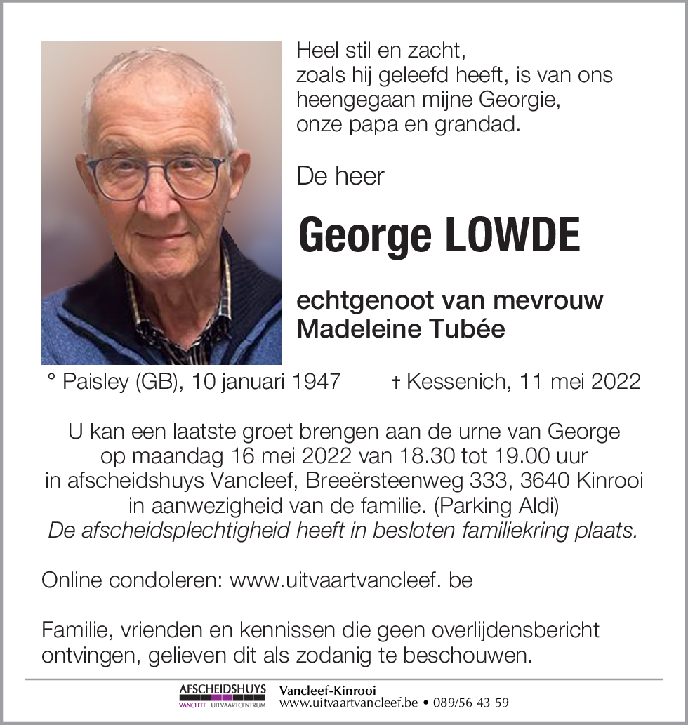 George Lowde