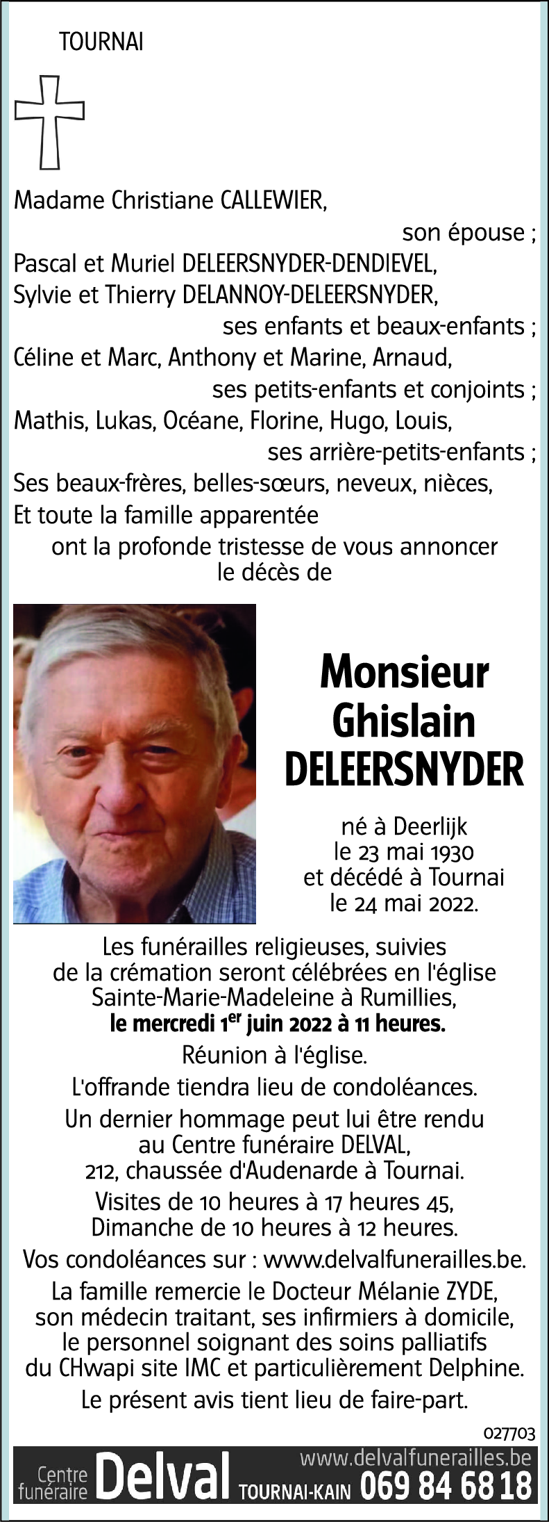 Ghislain DELEERSNYDER