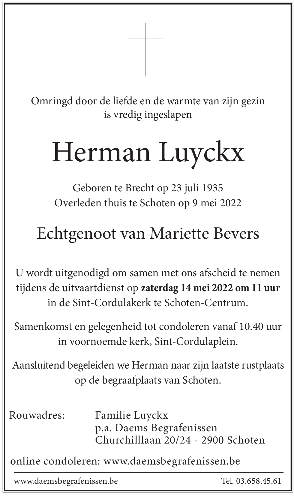Herman LUYCKX