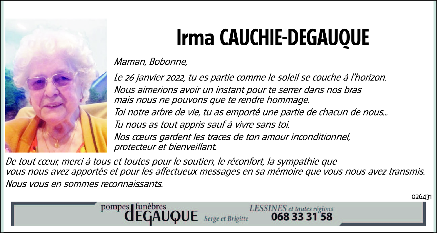 Irma Cauchie-Degauque