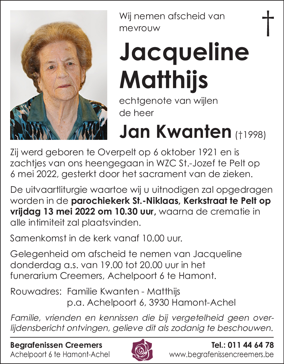 Jacqueline Matthijs
