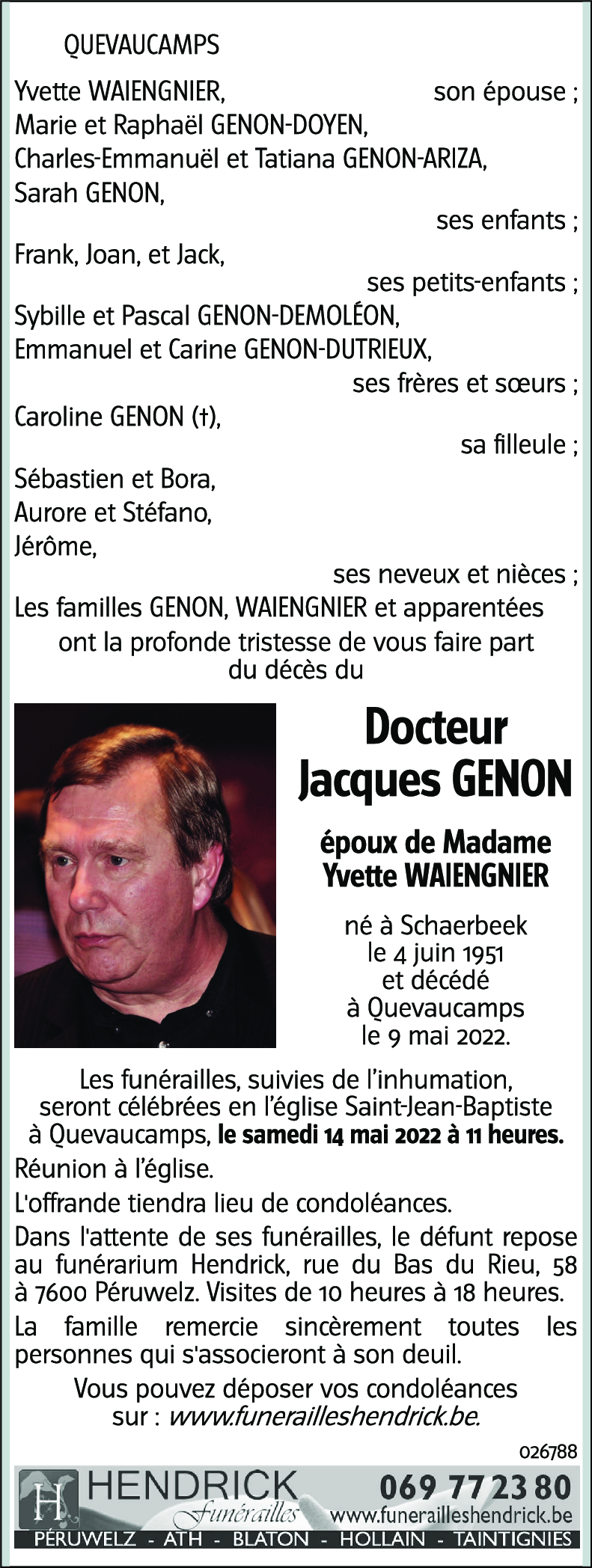 Jacques GENON