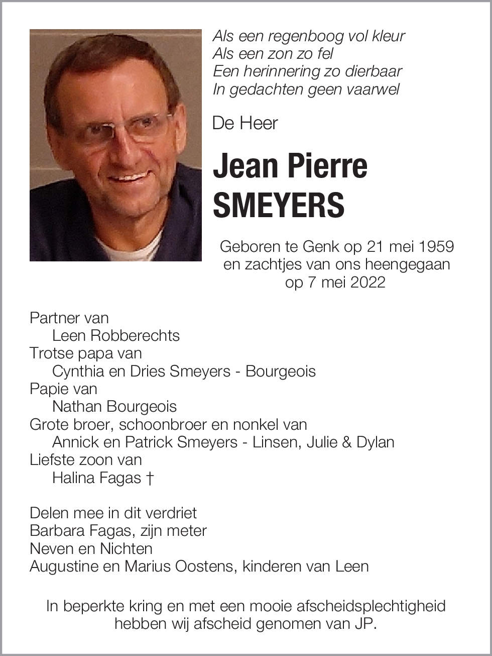 Jean Pierre Smeyers