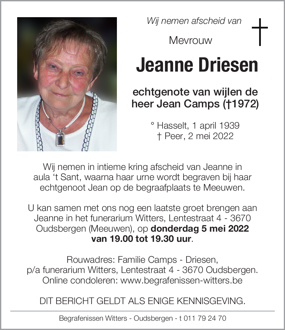 Jeanne Driesen