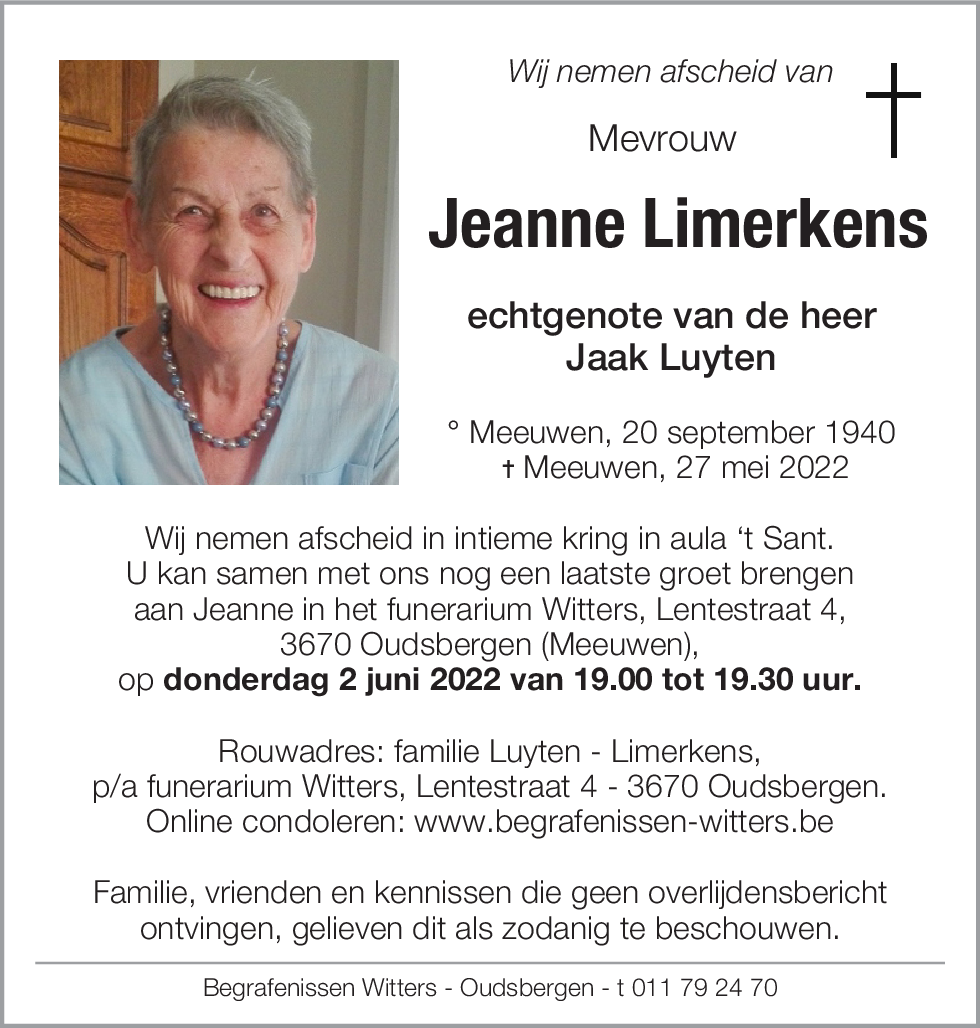 Jeanne Limerkens