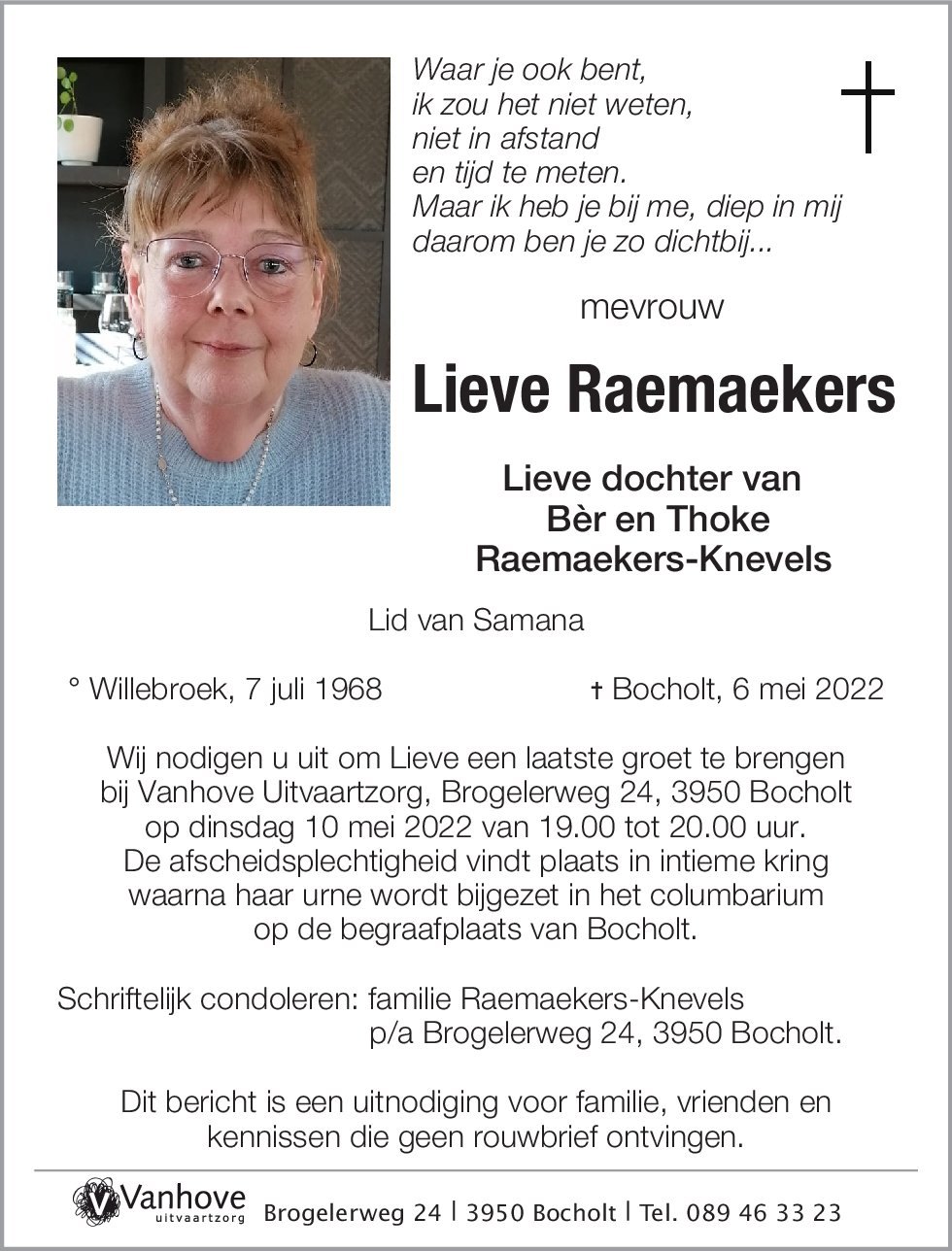 Lieve Raemaekers