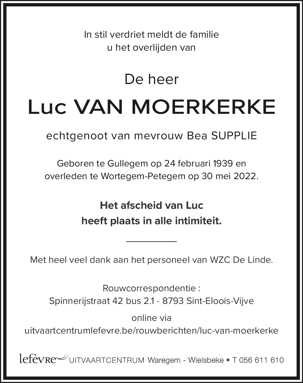 Lucas Van Moerkerke