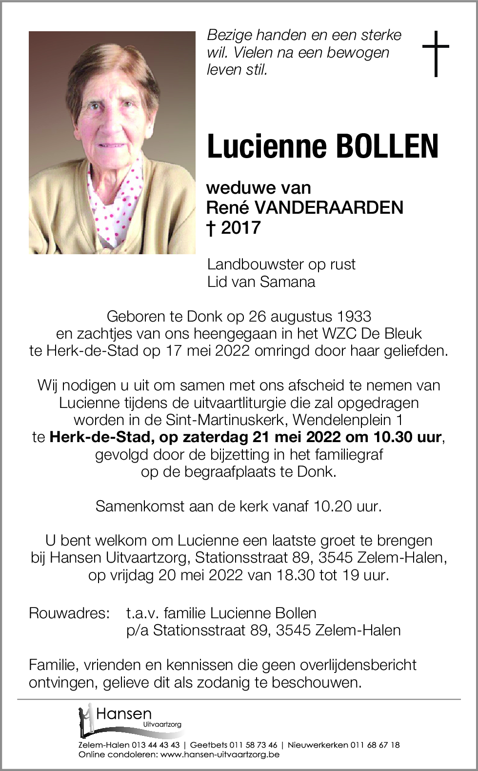 Lucienne BOLLEN