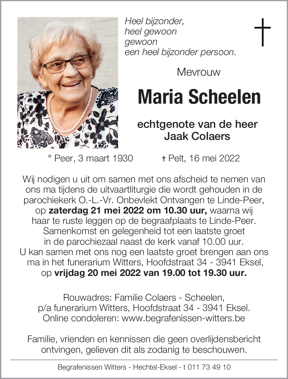 Maria Scheelen