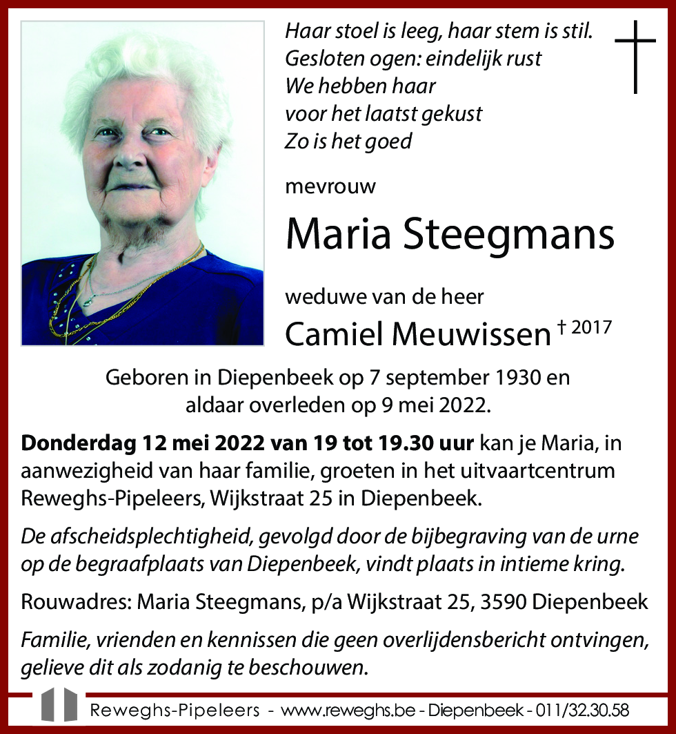 Maria Steegmans
