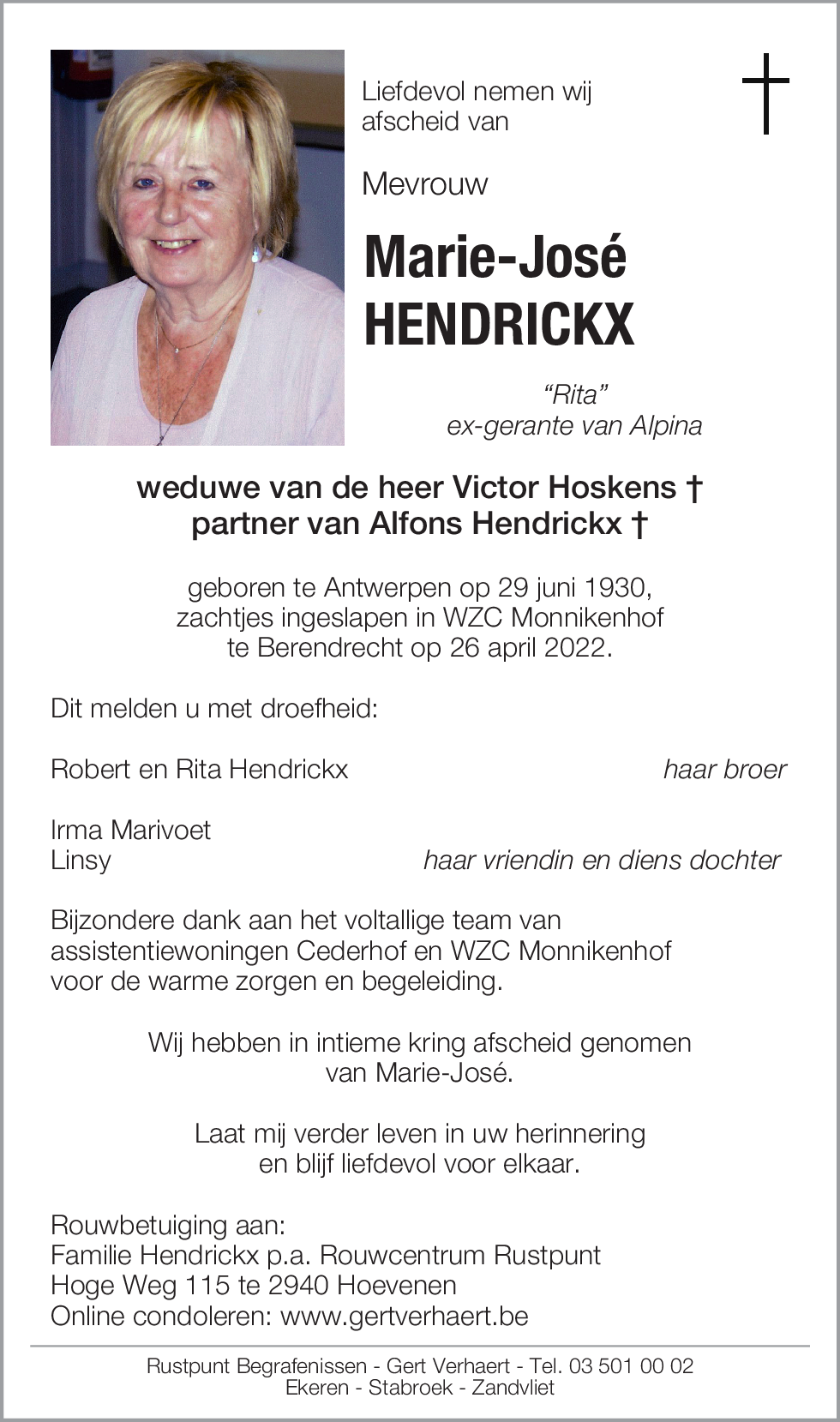 Marie-José Hendrickx