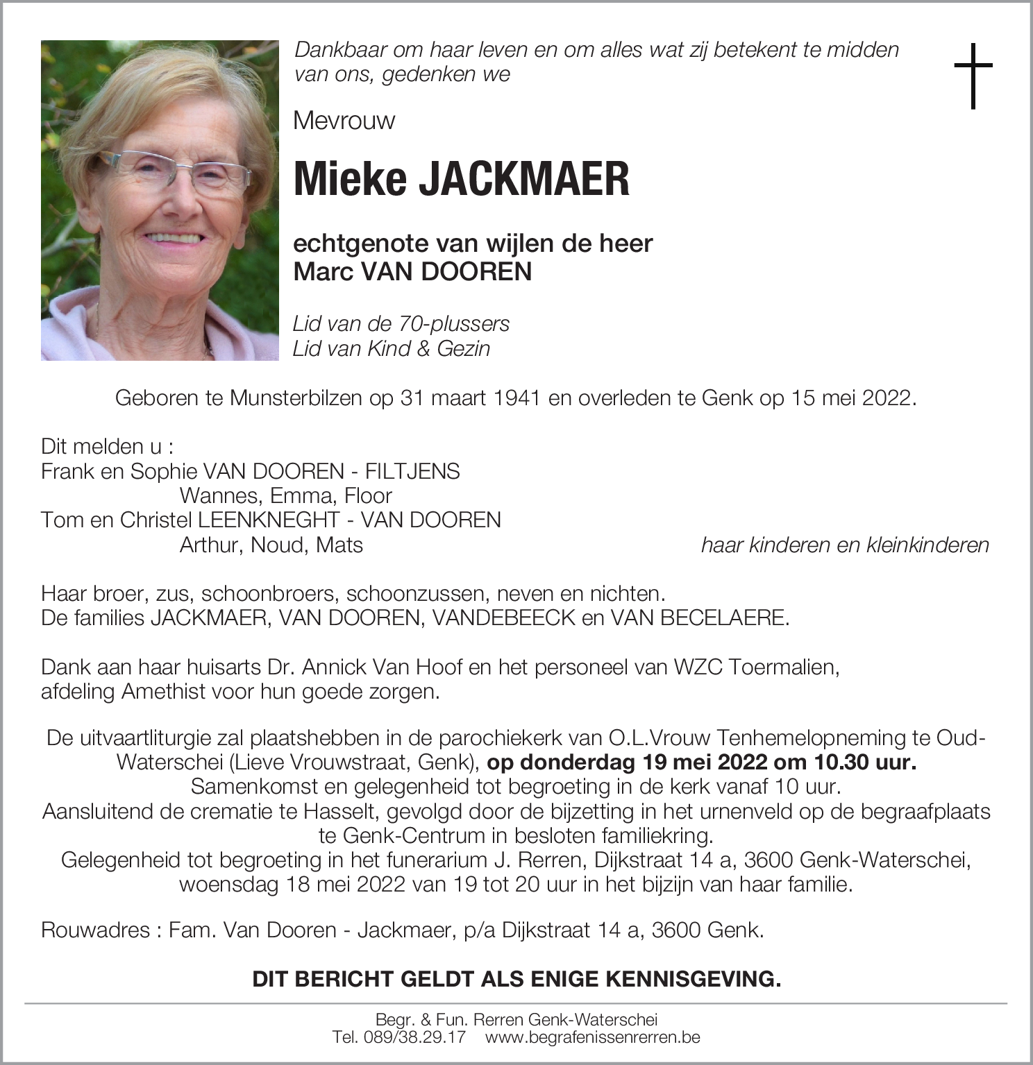 Mieke JACKMAER