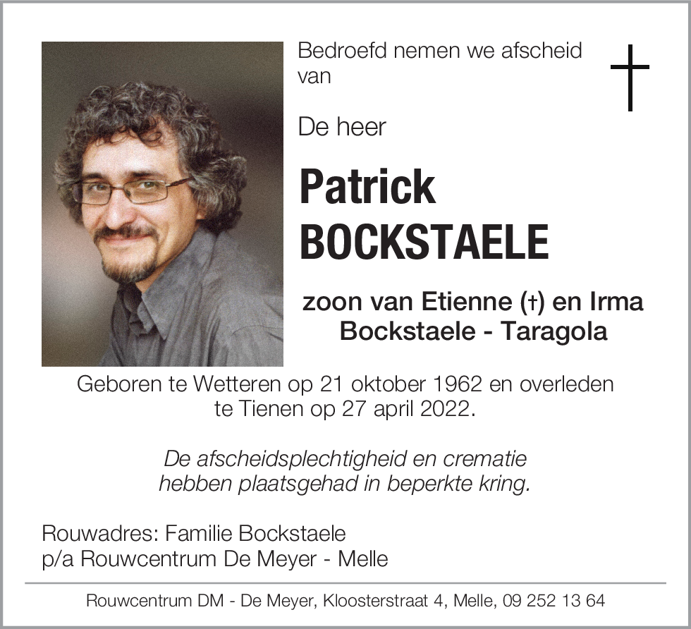 Patrick Bockstaele