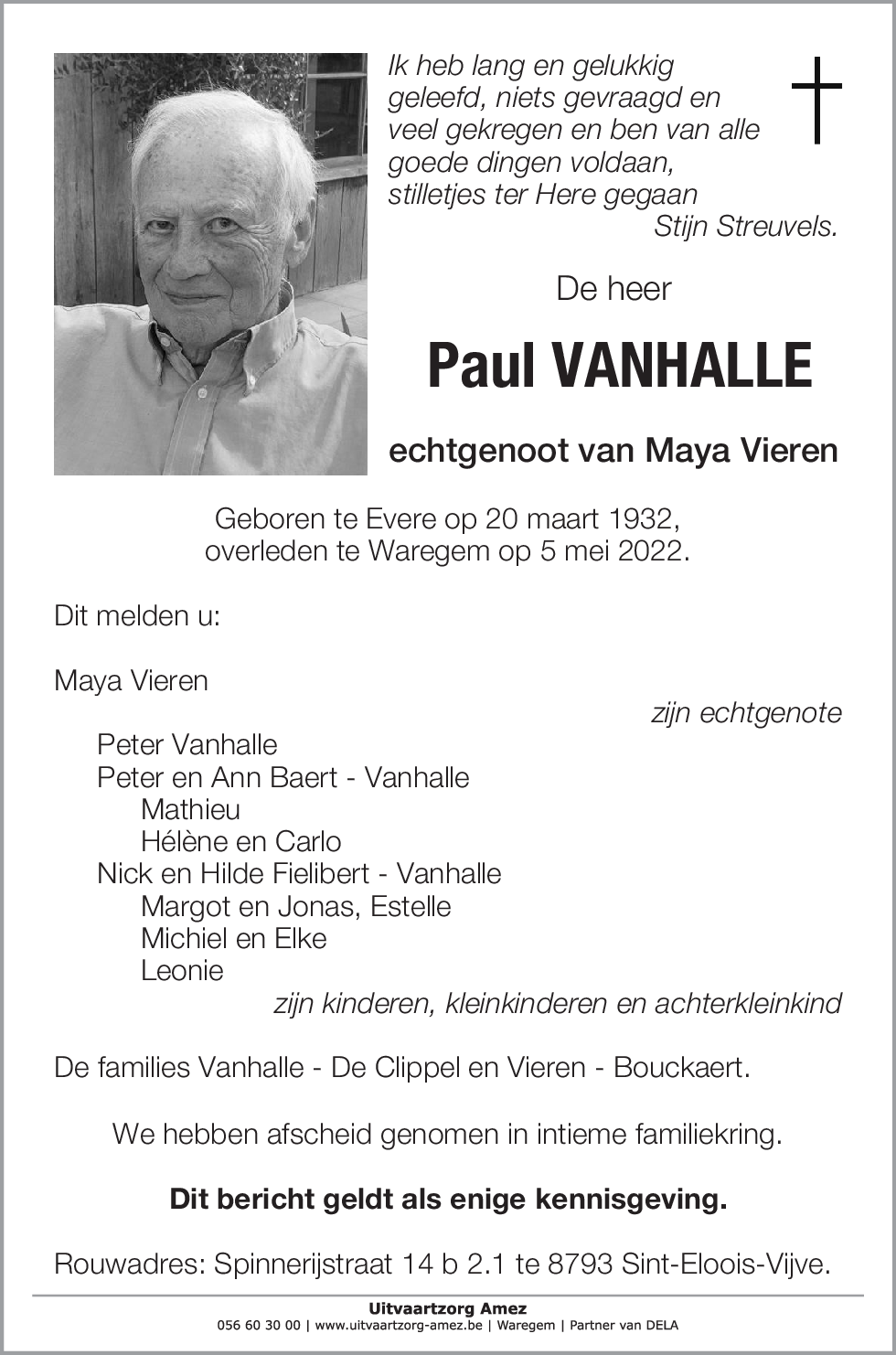 Paul Vanhalle