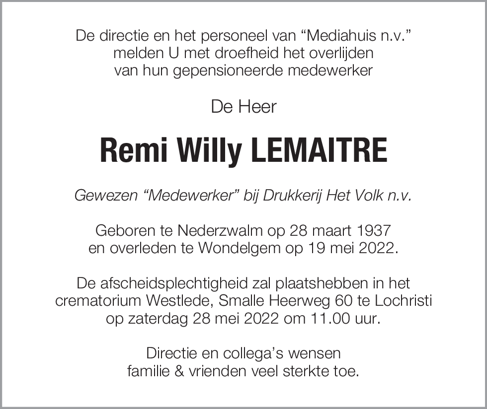 Remi Willy Lemaitre
