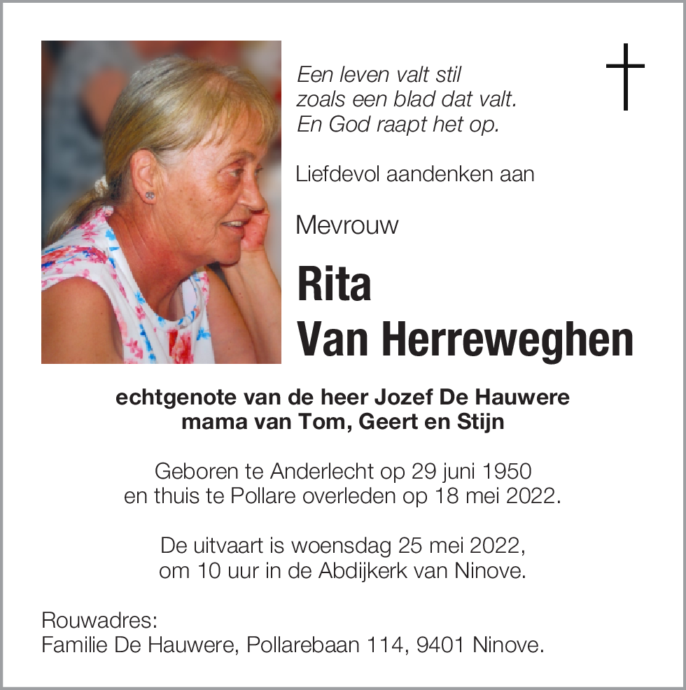 Rita Van Herreweghen