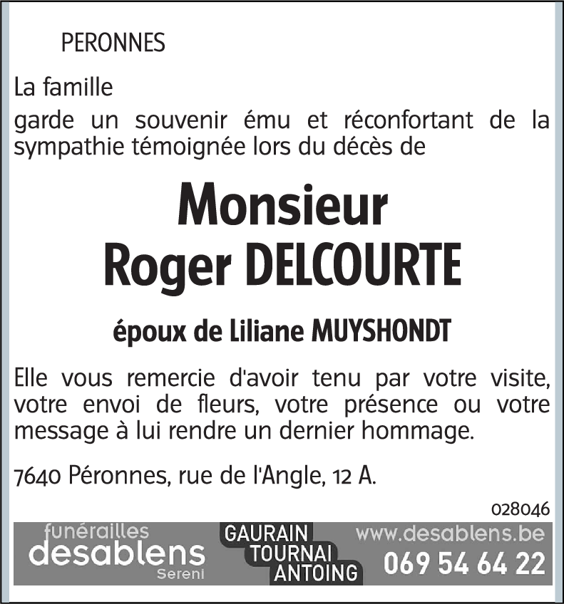 Roger DELCOURTE