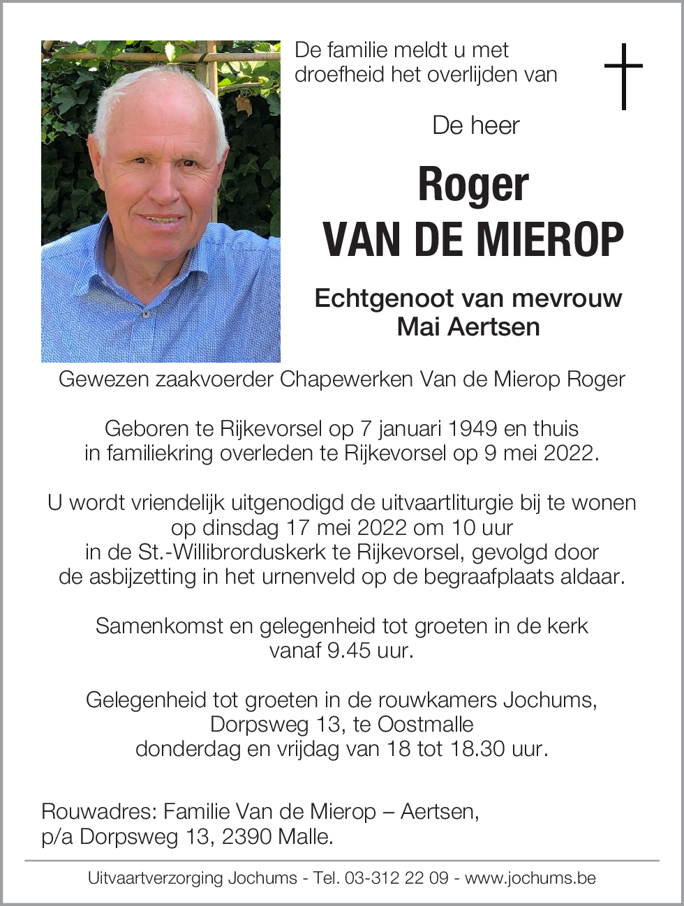 Roger Van de Mierop