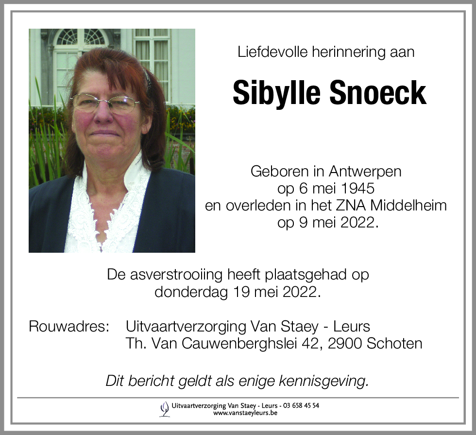 Sibylle Snoeck