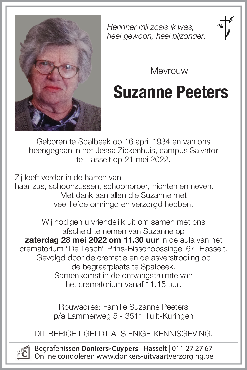 Suzanne Peeters