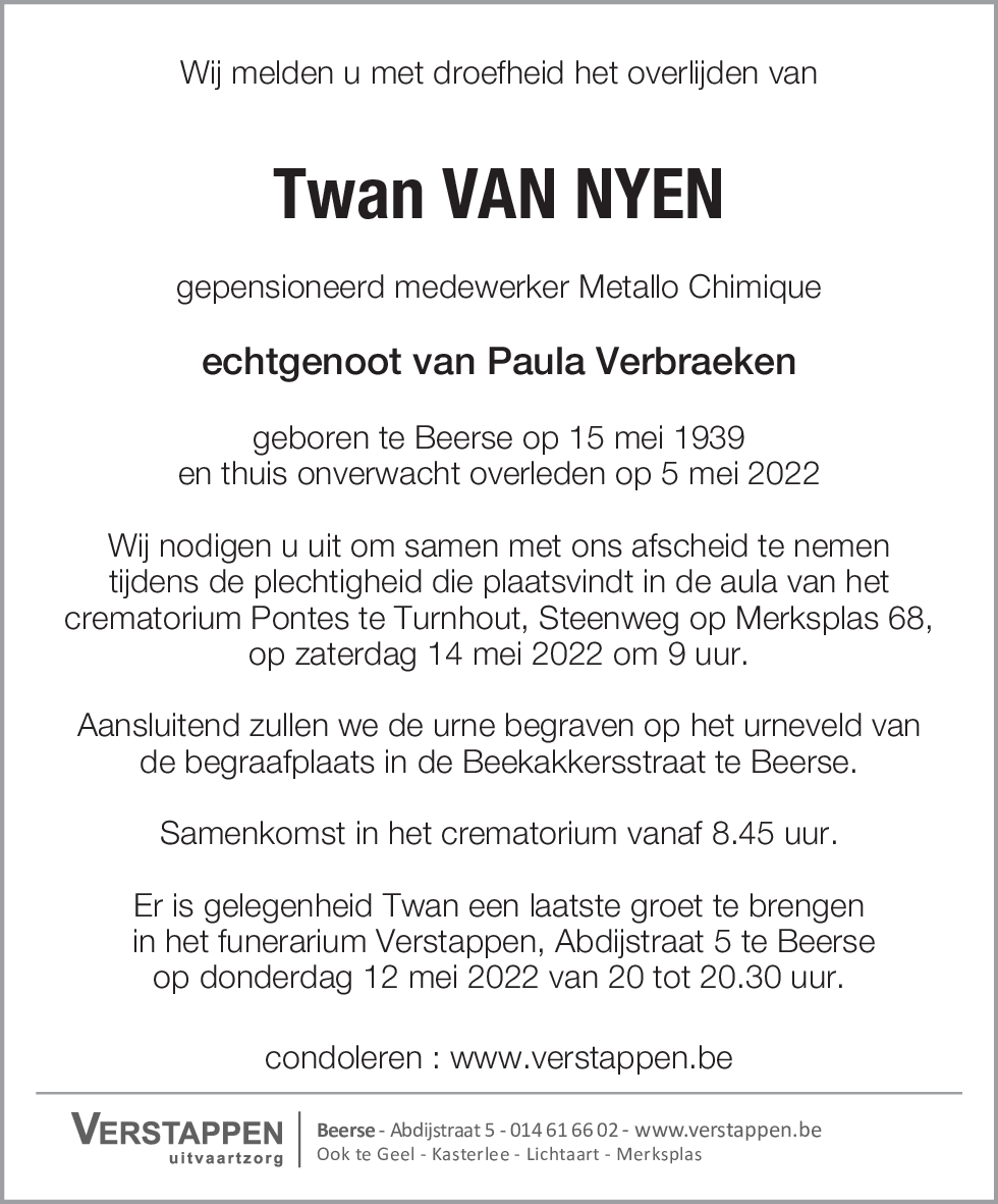Twan Van Nyen