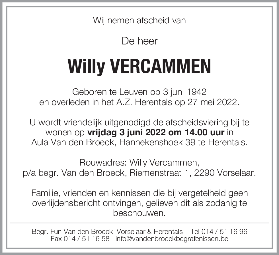 Willy Vercammen