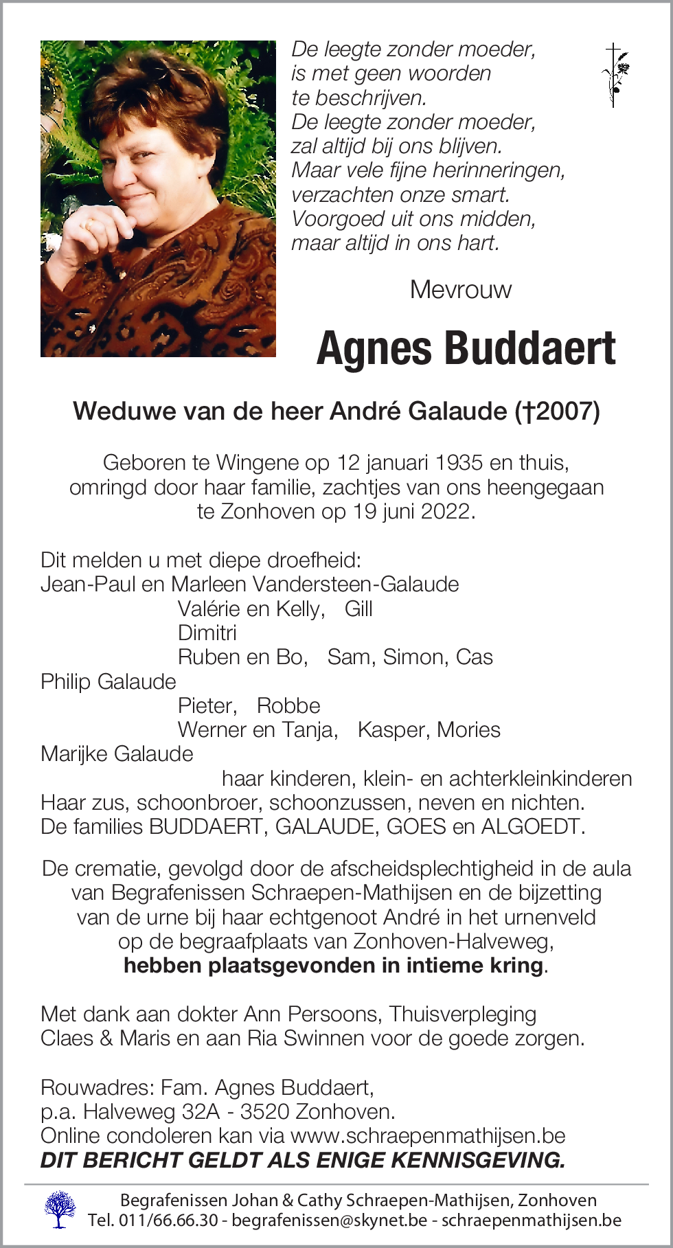 Agnes Buddaert