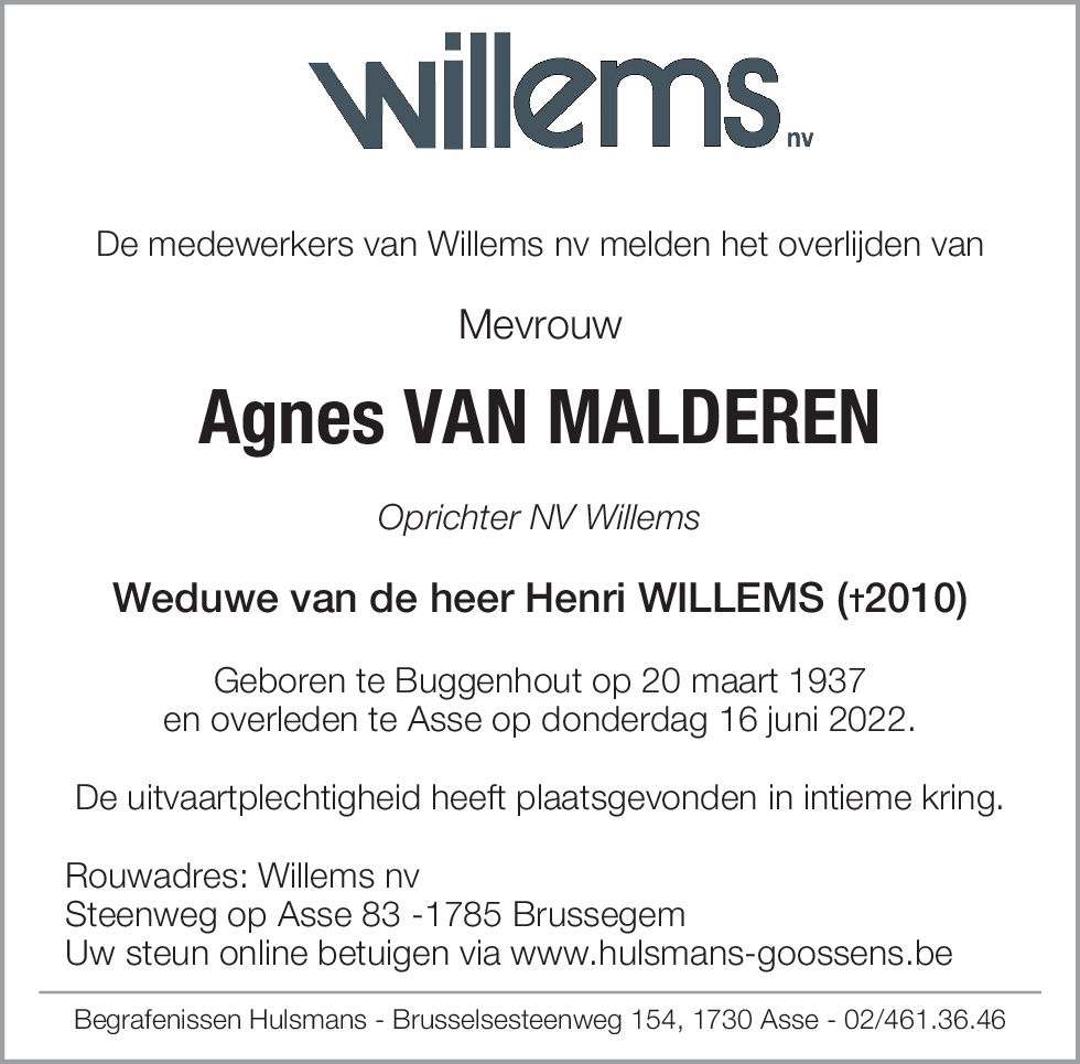 Agnes Van Malderen