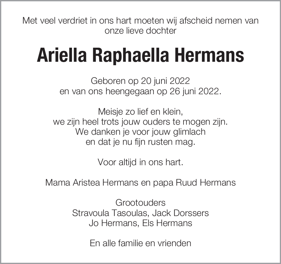 Ariella Raphaella HERMANS