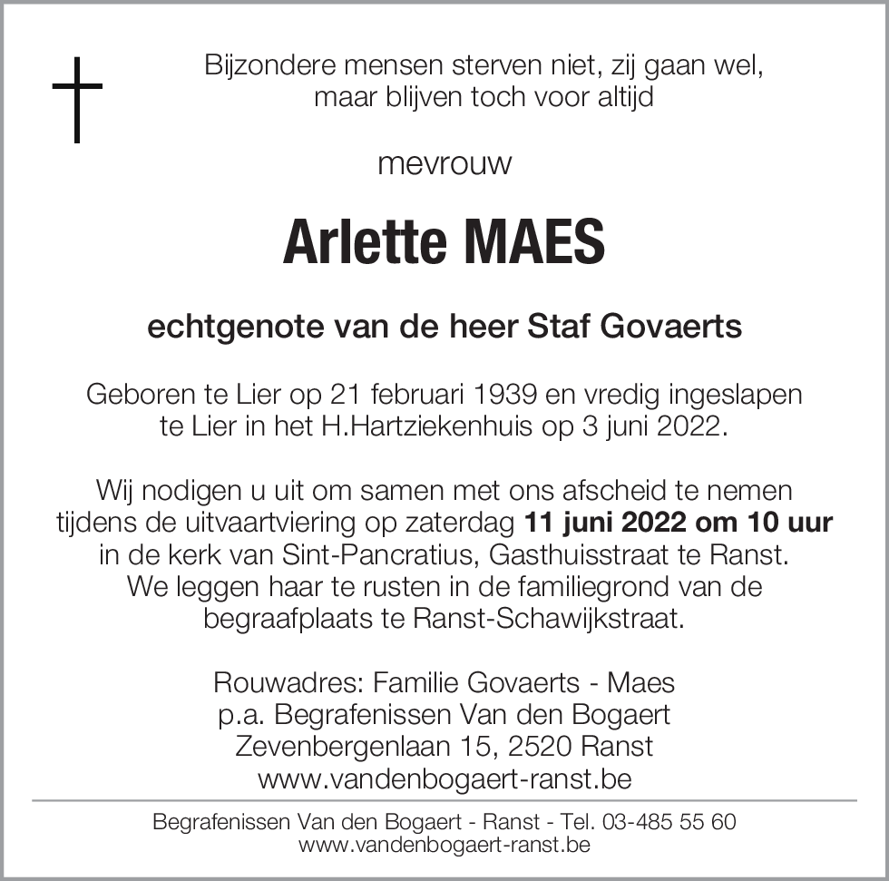 Arlette Maes