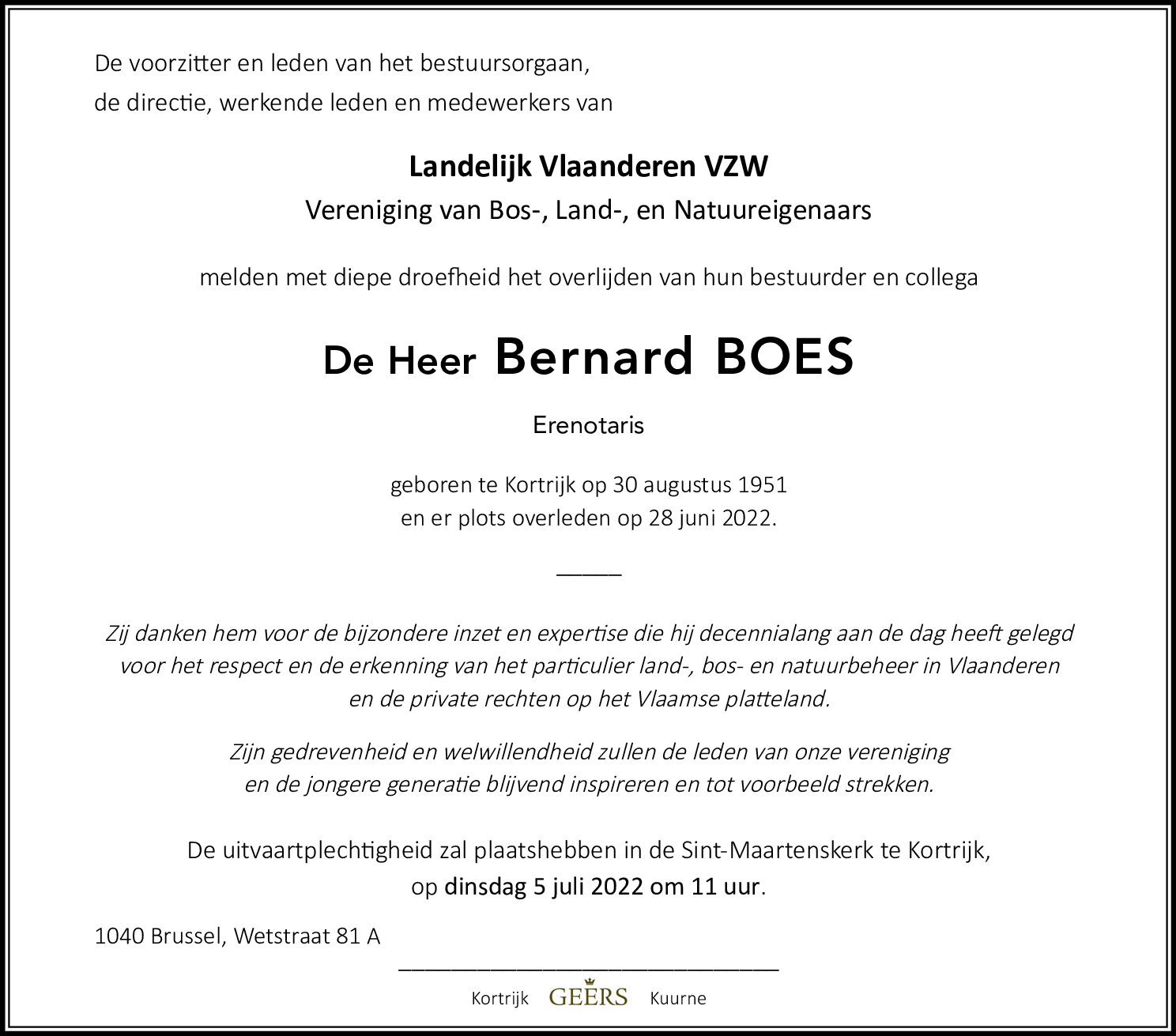 Bernard Boes