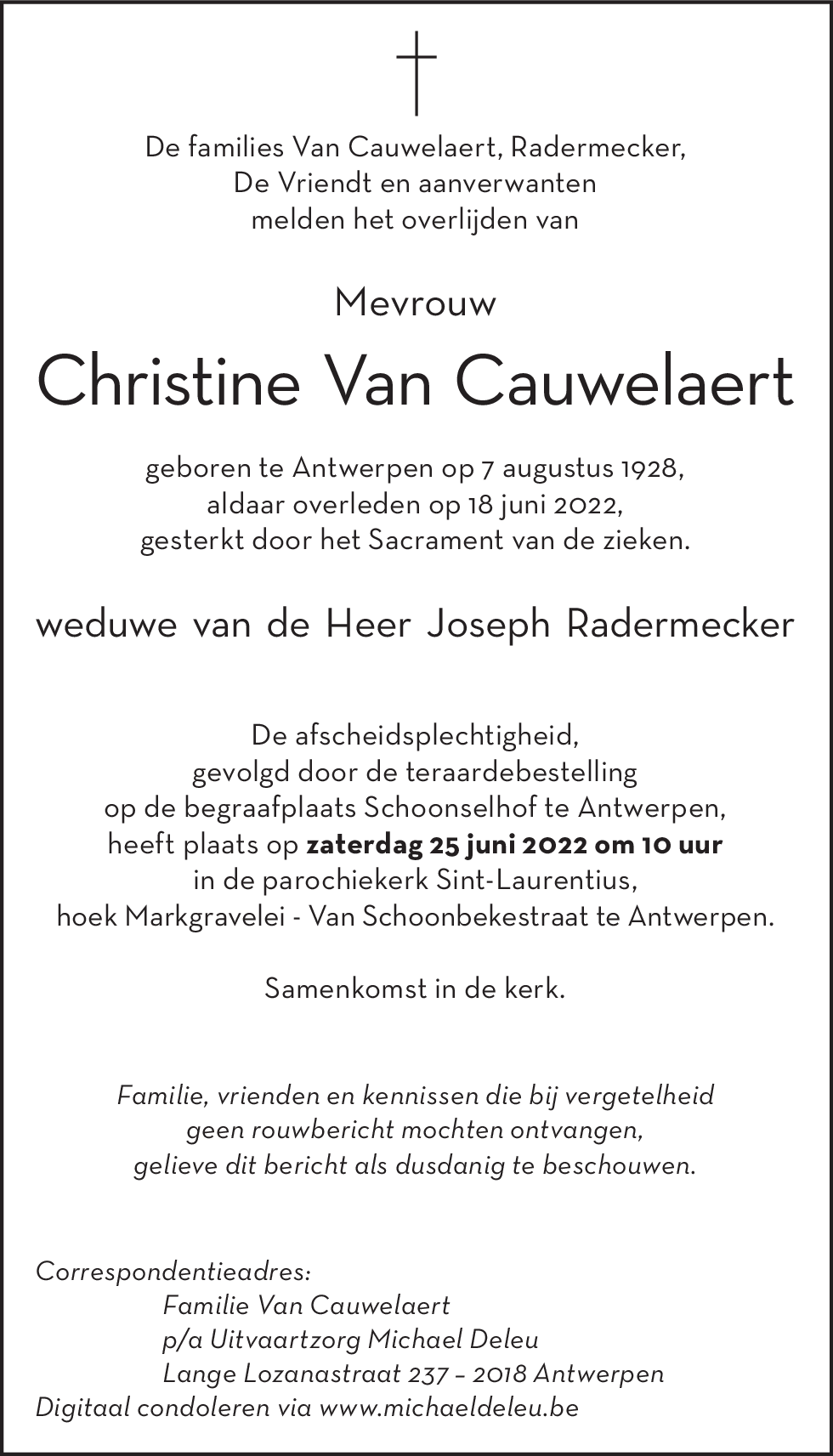 Christine Van Cauwelaert