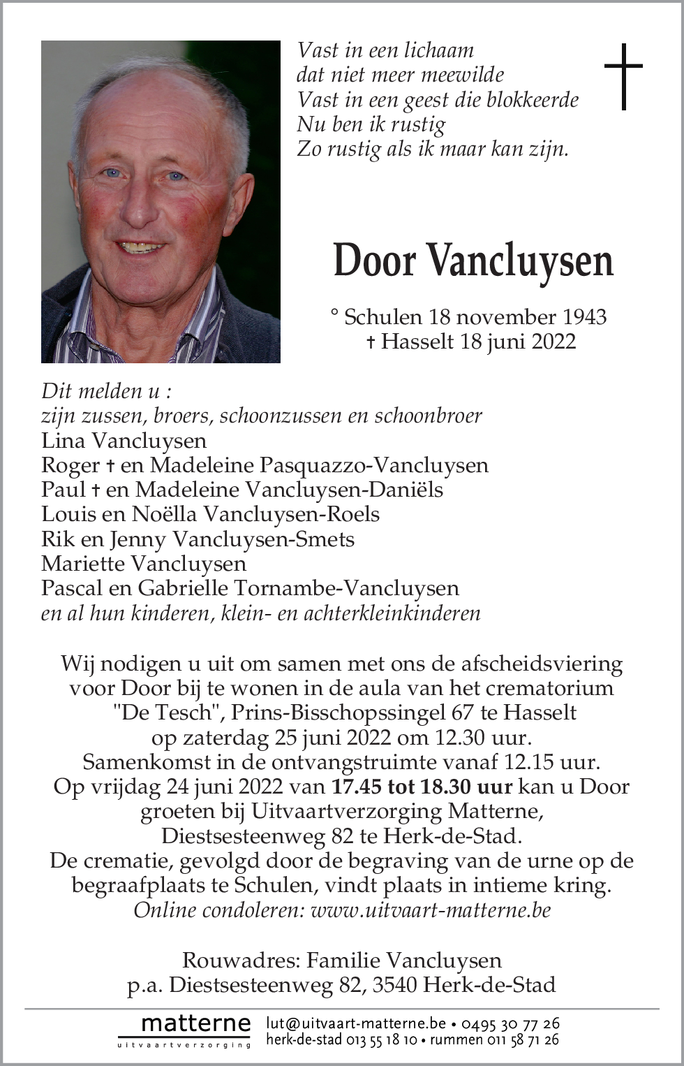 Door Vancluysen
