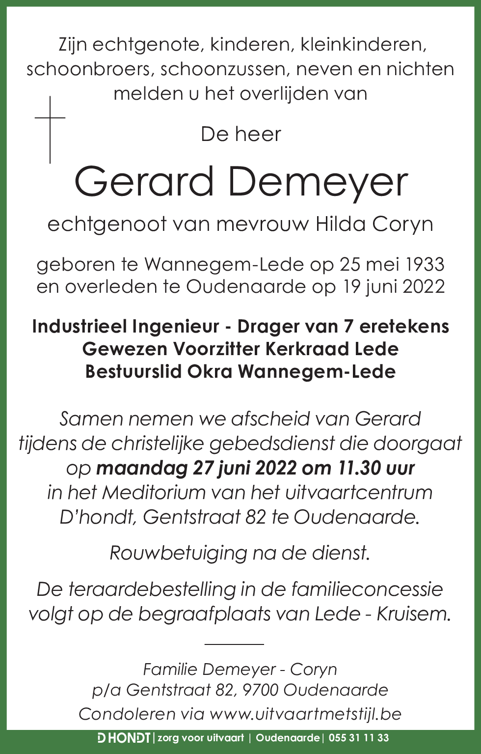 Gerard Demeyer