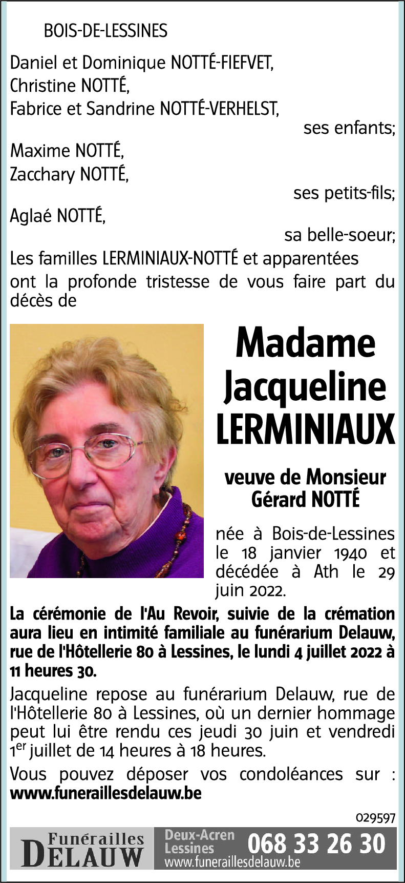 Jacqueline LERMINIAUX