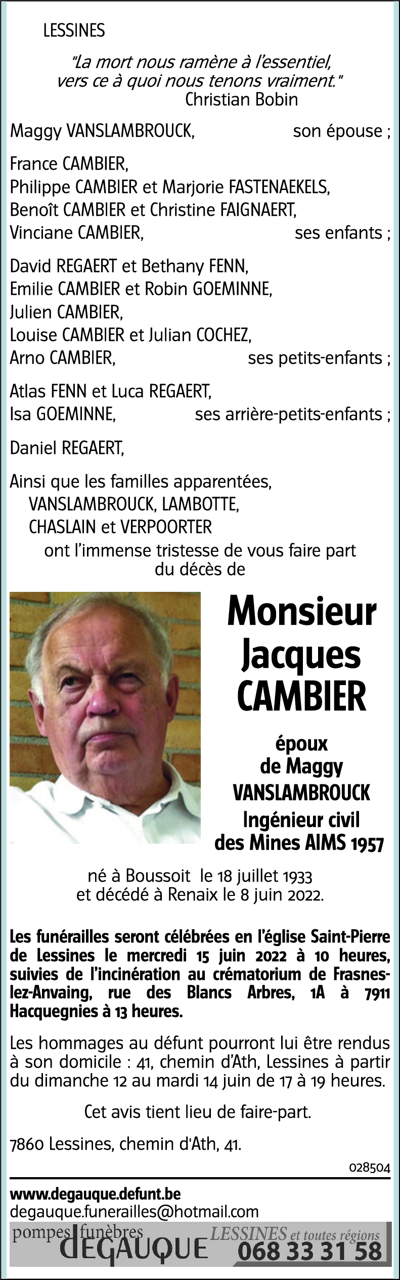 Jacques CAMBIER