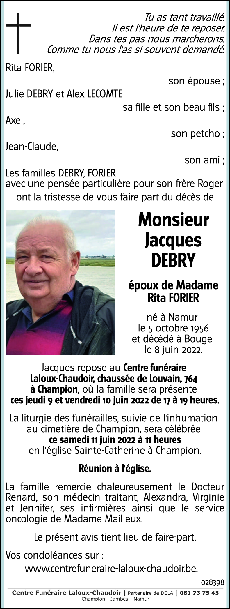 Jacques DEBRY