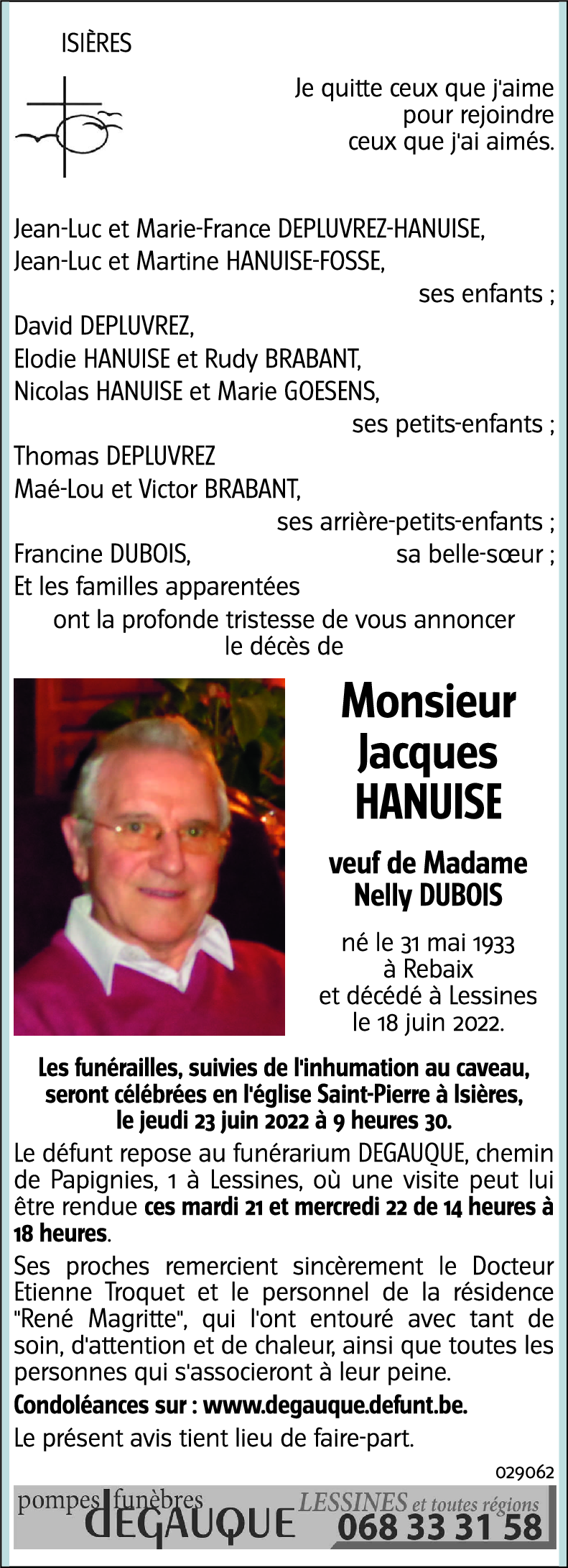 Jacques HANUISE