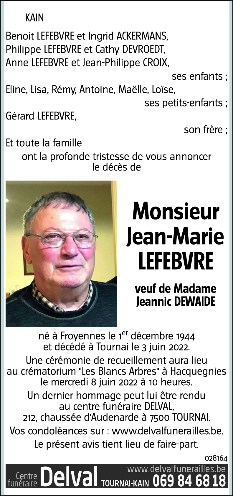 Jean-Marie LEFEBVRE
