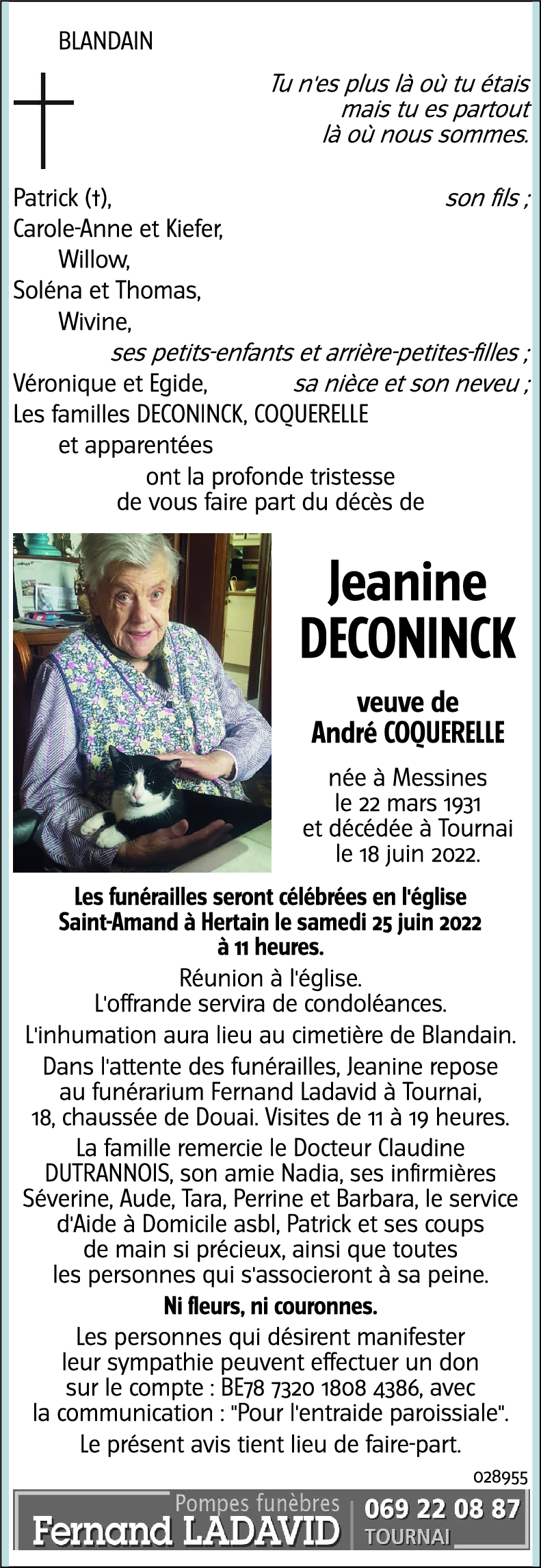 Jeanine DECONINCK