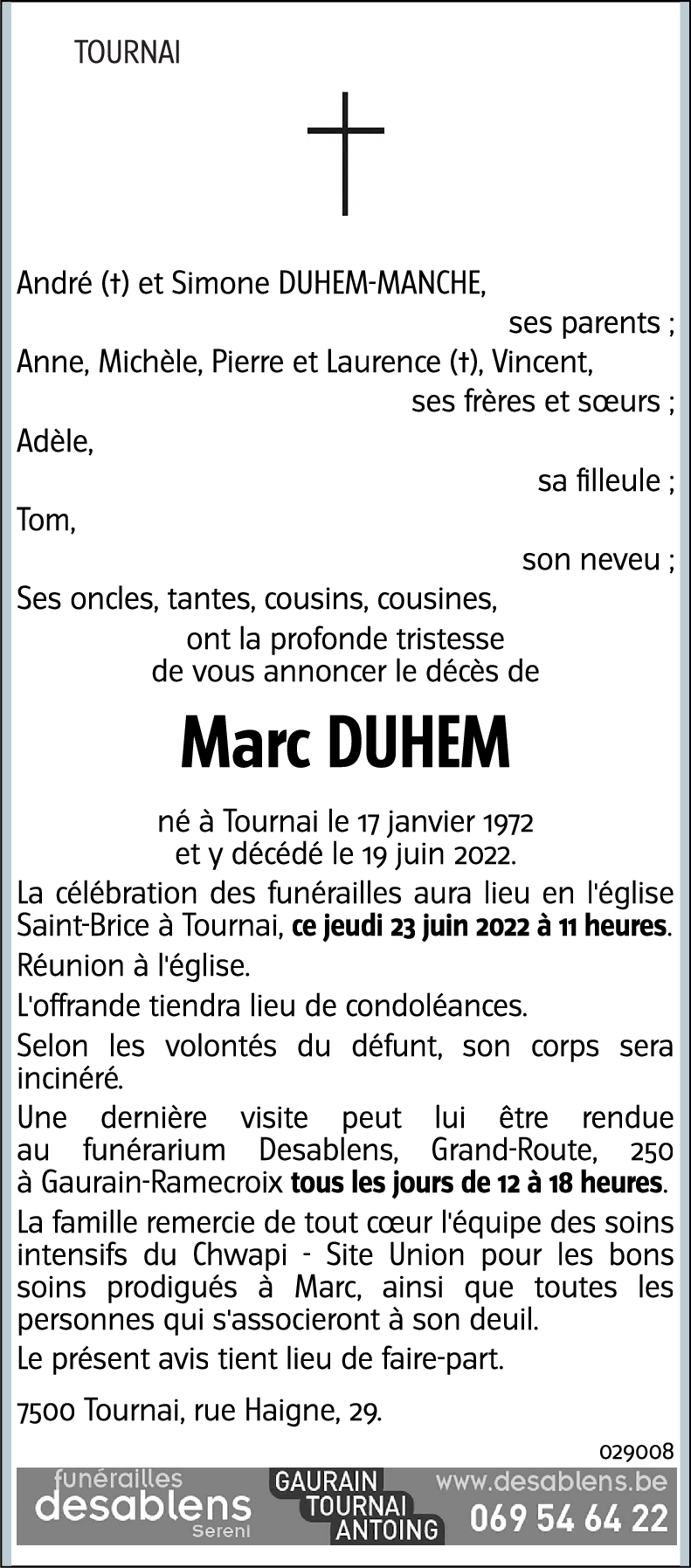 Marc DUHEM